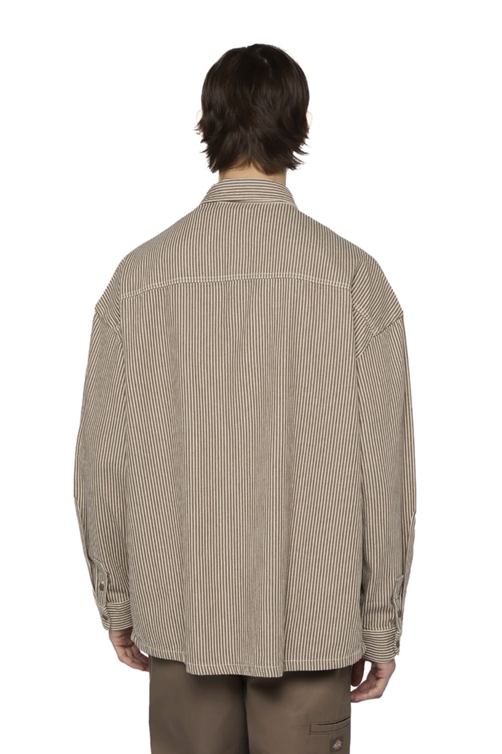 Dickies-Hickory Shirt LS Mushroom-Gömlek-2-milagron.live