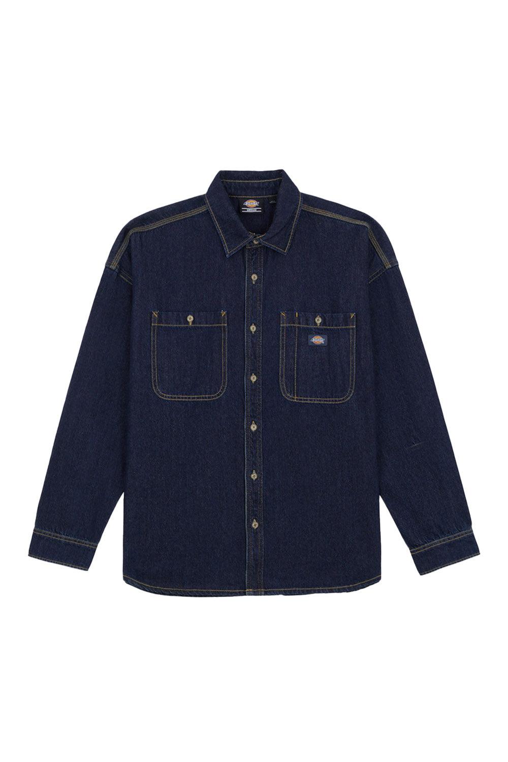 Dickies-Houston Shirt Rinsed-Gömlek-3-milagron.live