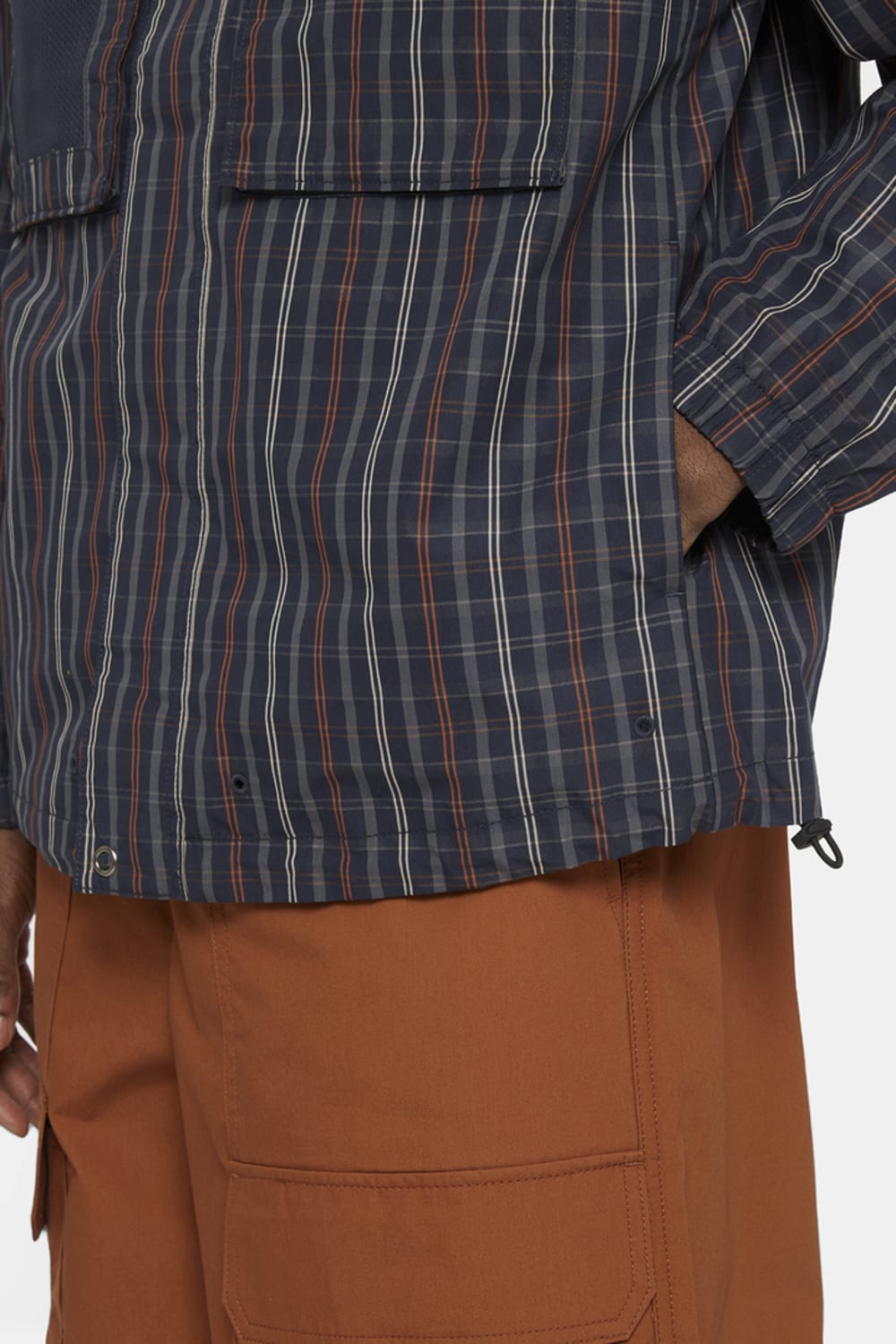 Dickies-Surry Jacket Outdoor Check Navy-Ceket-4-milagron.live