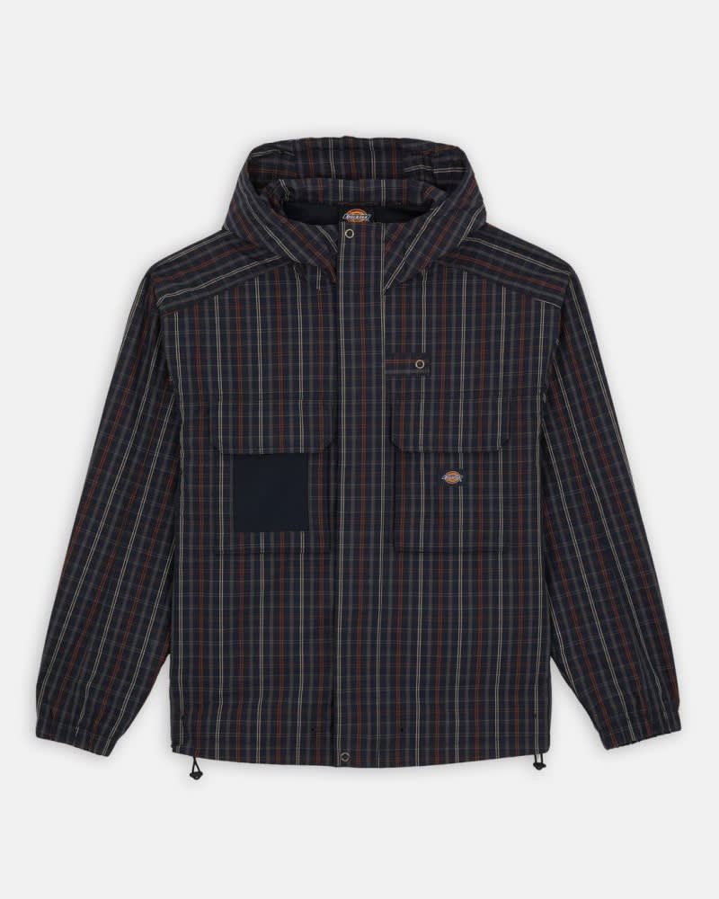 Dickies-Surry Jacket Outdoor Check Navy-Ceket-5-milagron.live