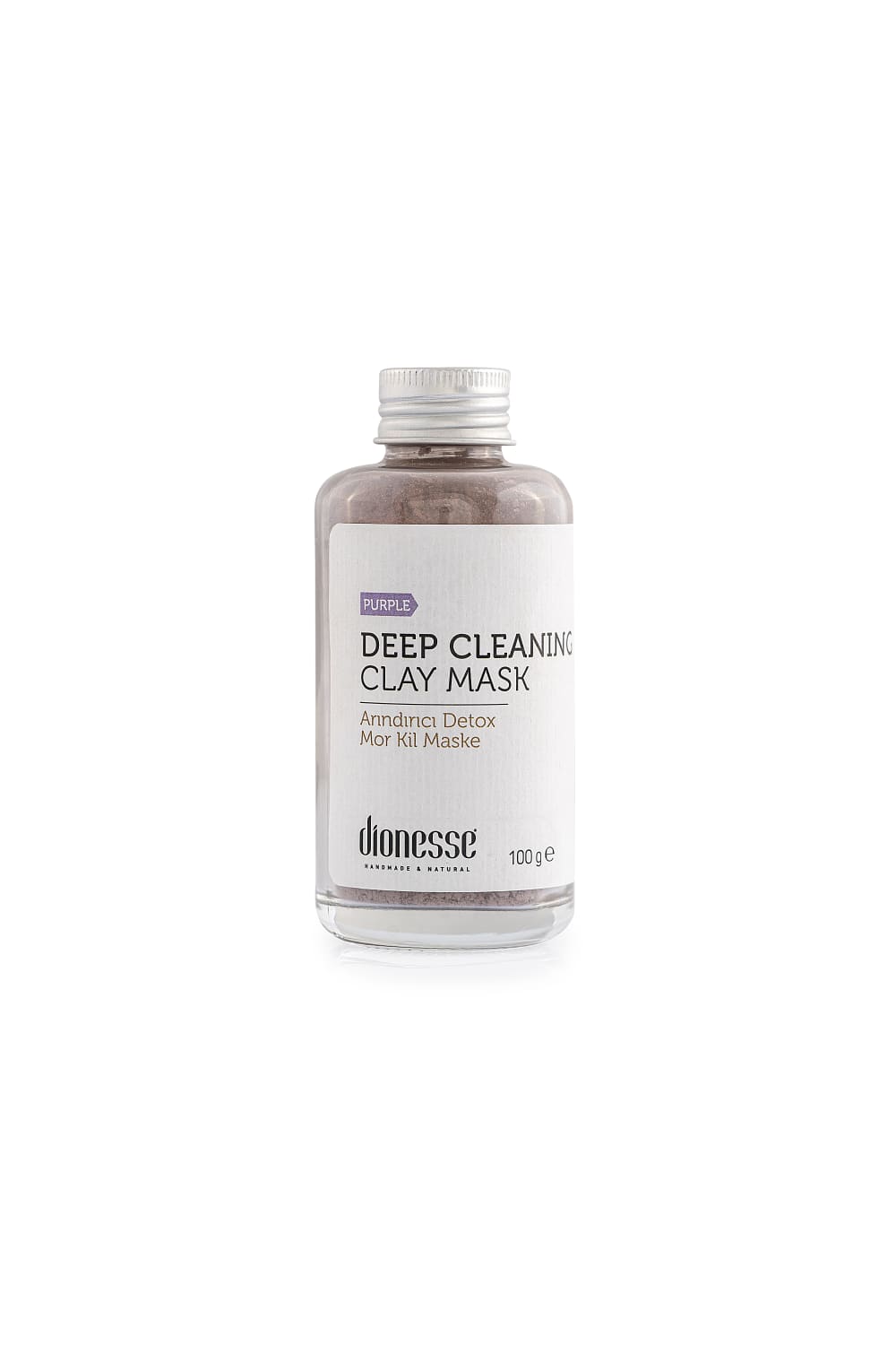 Dionesse-Akne Önleyici Detoks Mor Kil 100gr-Yüz Maskesi-1-milagron.live