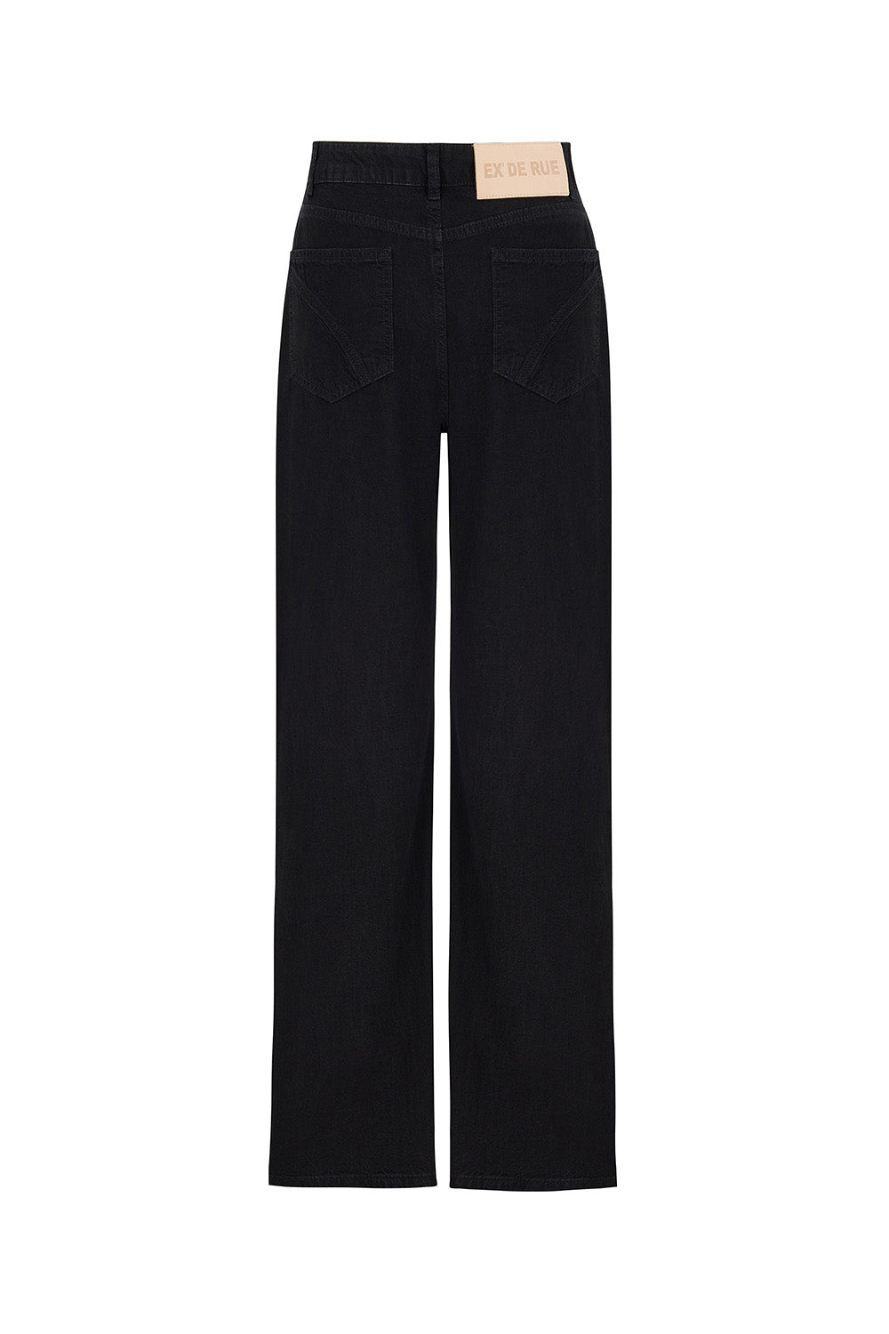 Black Denim Kimono Jean - 7