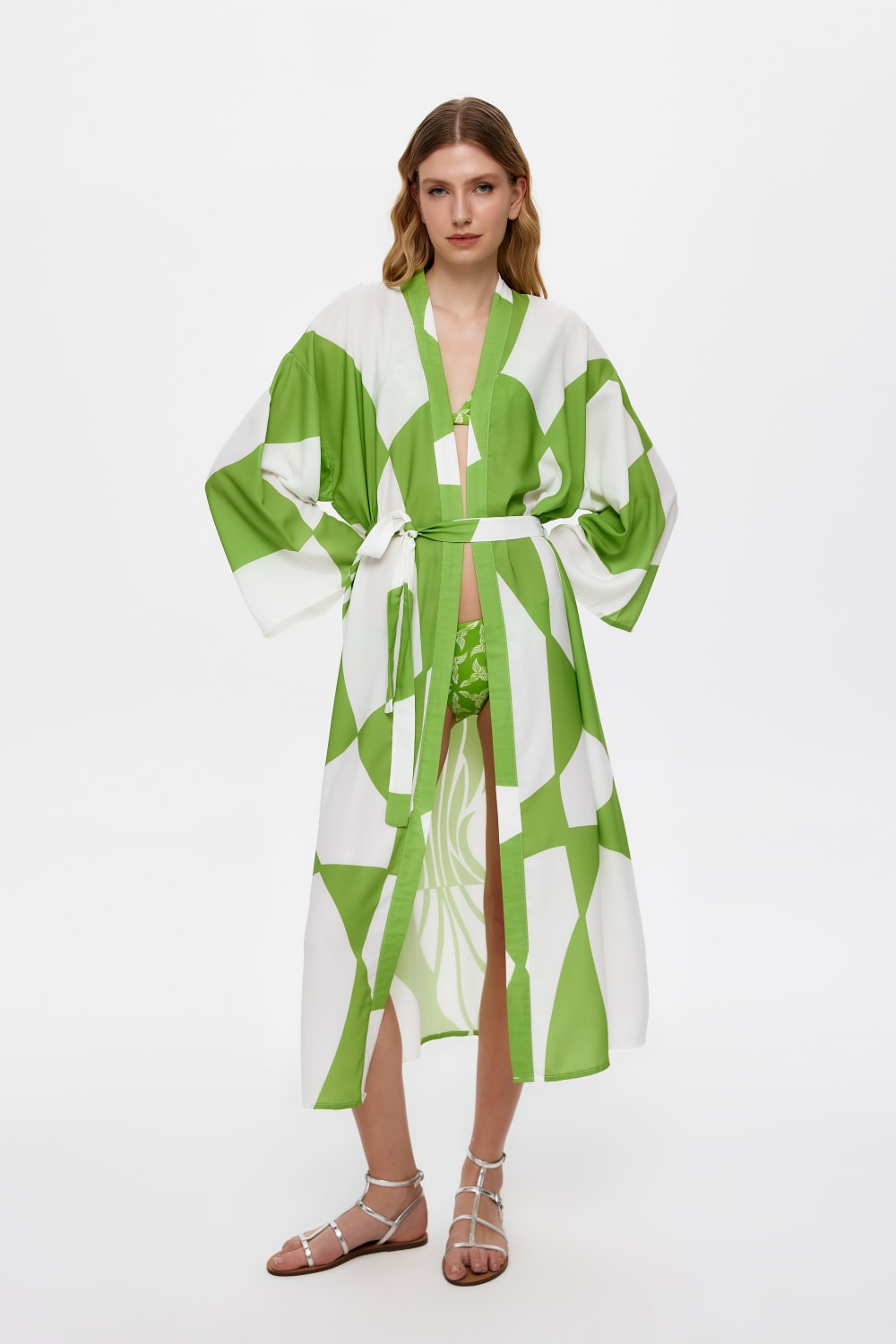Eliphe-Sireng Yeşil Maxi Kimono-Kimono-4-milagron.live