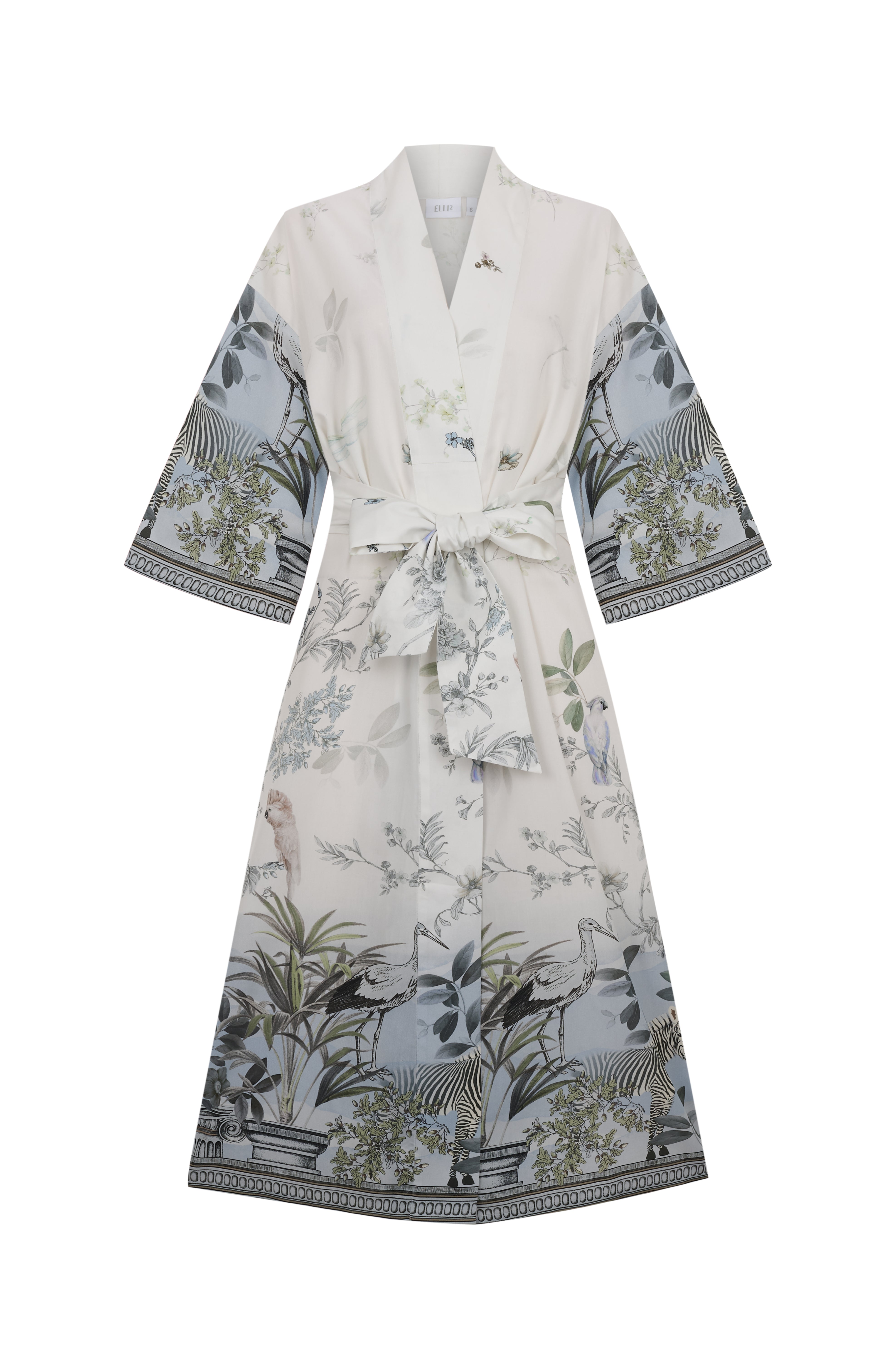 Blue Jungle Kimono