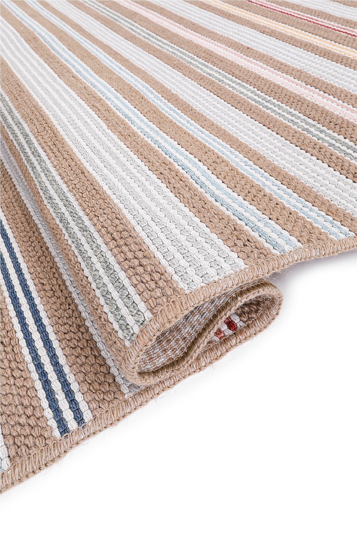 Empera-Qılım Mavi Modern Takma Saçaklı Kilim-4-milagron.live