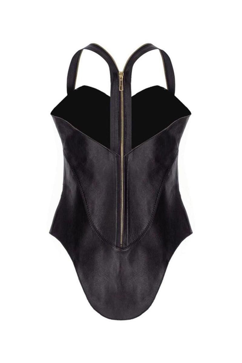 Eudoimonia-Striking Claims Strappy Crop-Top-2-milagron.live