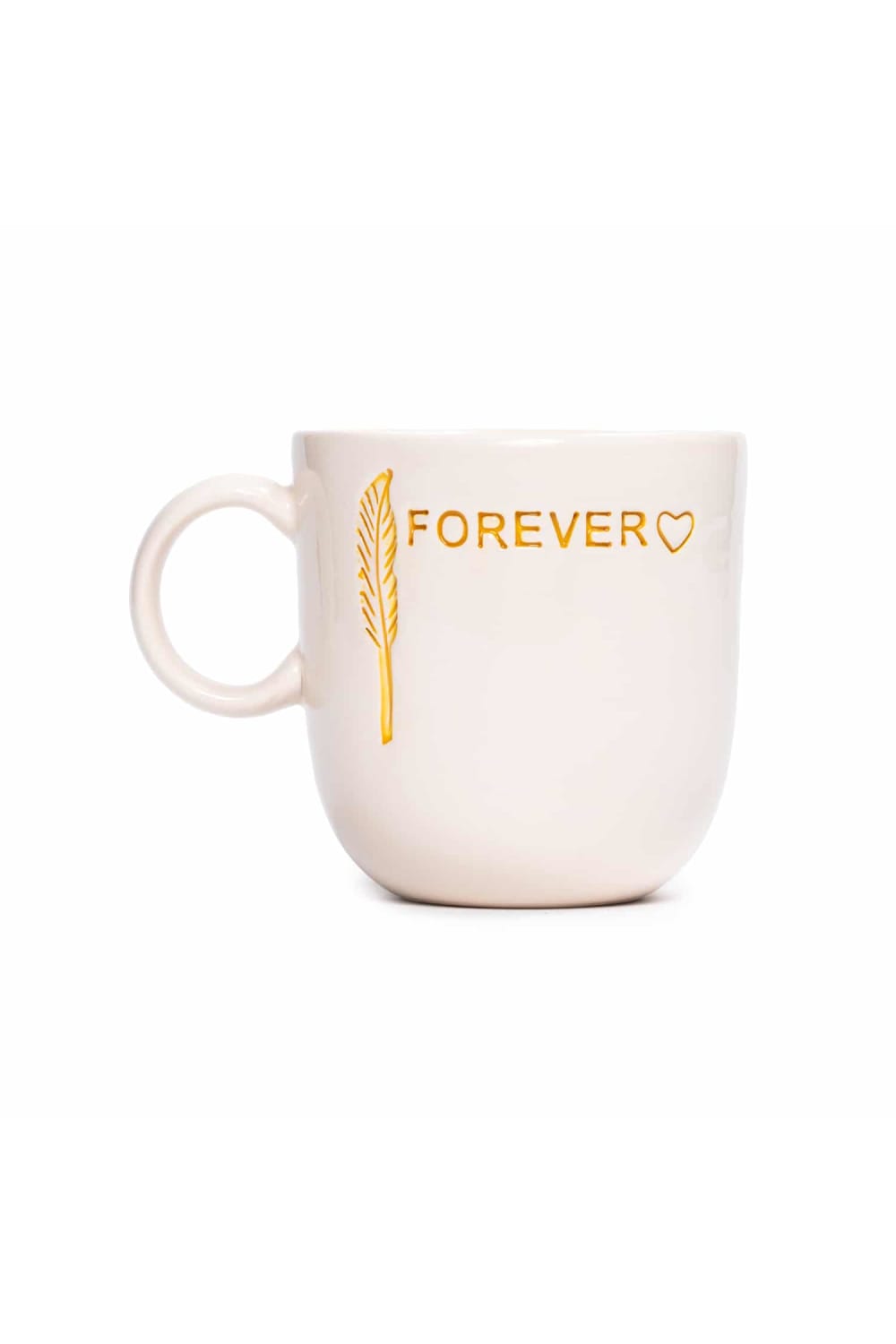 Feeling Good Inside-Forever Love Kulplu Sarı Mug – L’amour Paris-Bardak-2-milagron.live