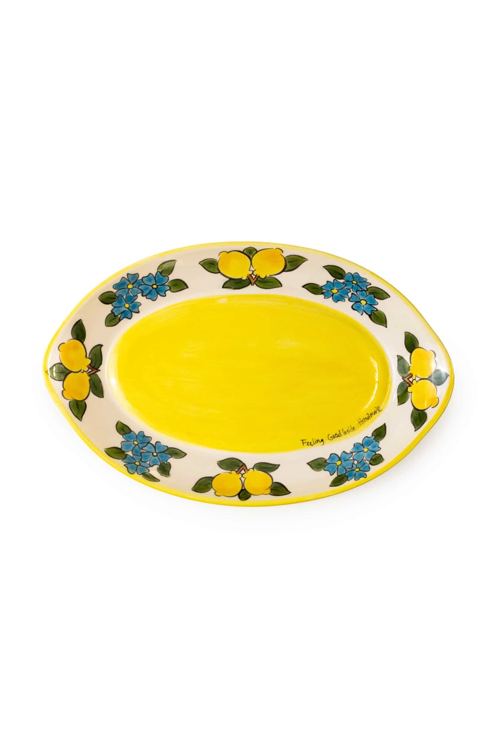 Feeling Good Inside-Happy Citrons Collection Sarı Kayık Tabak-Tabak & Kase-1-milagron.live