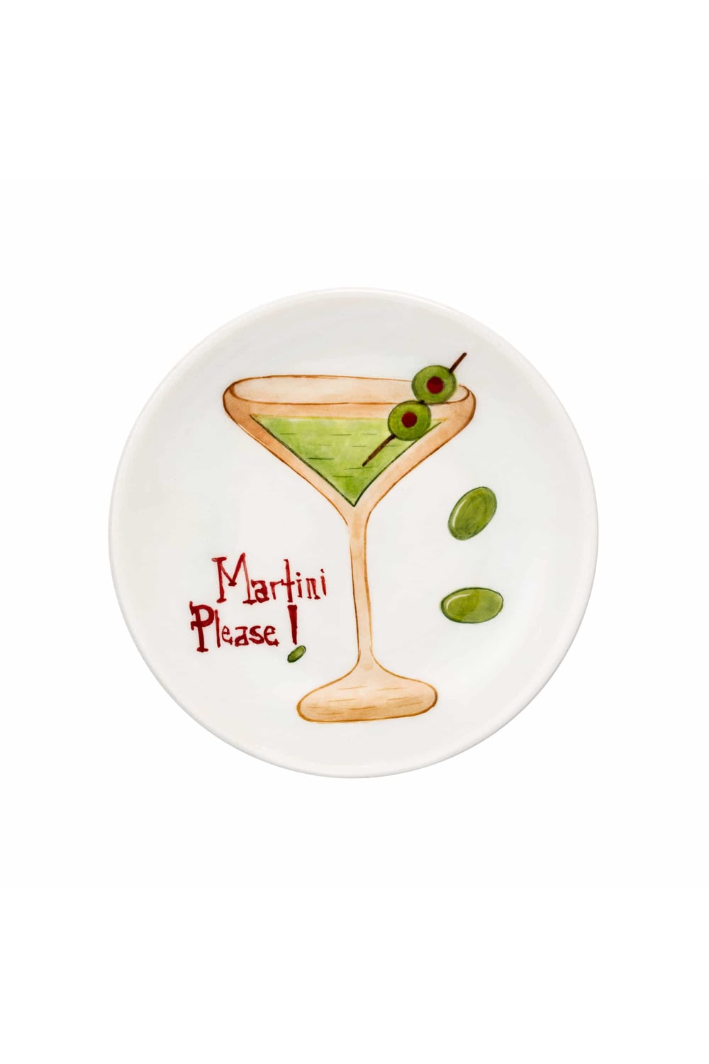 Feeling Good Inside-Pop-up Cocktail Collection Handmade Seramik Martini Please Kokteyl Tabağı-Tabak & Kase-1-milagron.live