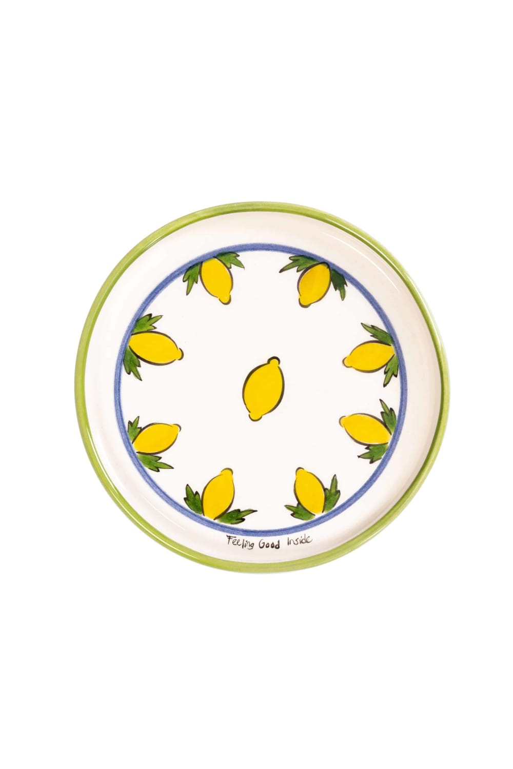 Feeling Good Inside-Sorrento Lemon Collection Handmade Seramik Çok Limonlu Mini Tabak-Tabak & Kase-1-milagron.live