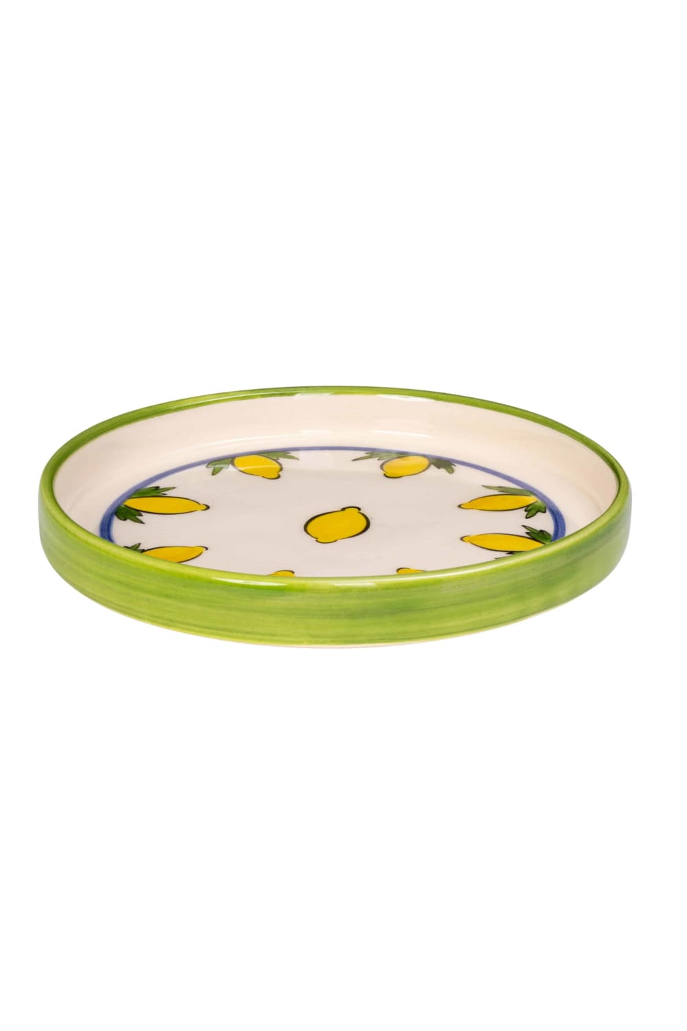 Feeling Good Inside-Sorrento Lemon Collection Handmade Seramik Çok Limonlu Mini Tabak-Tabak & Kase-2-milagron.live