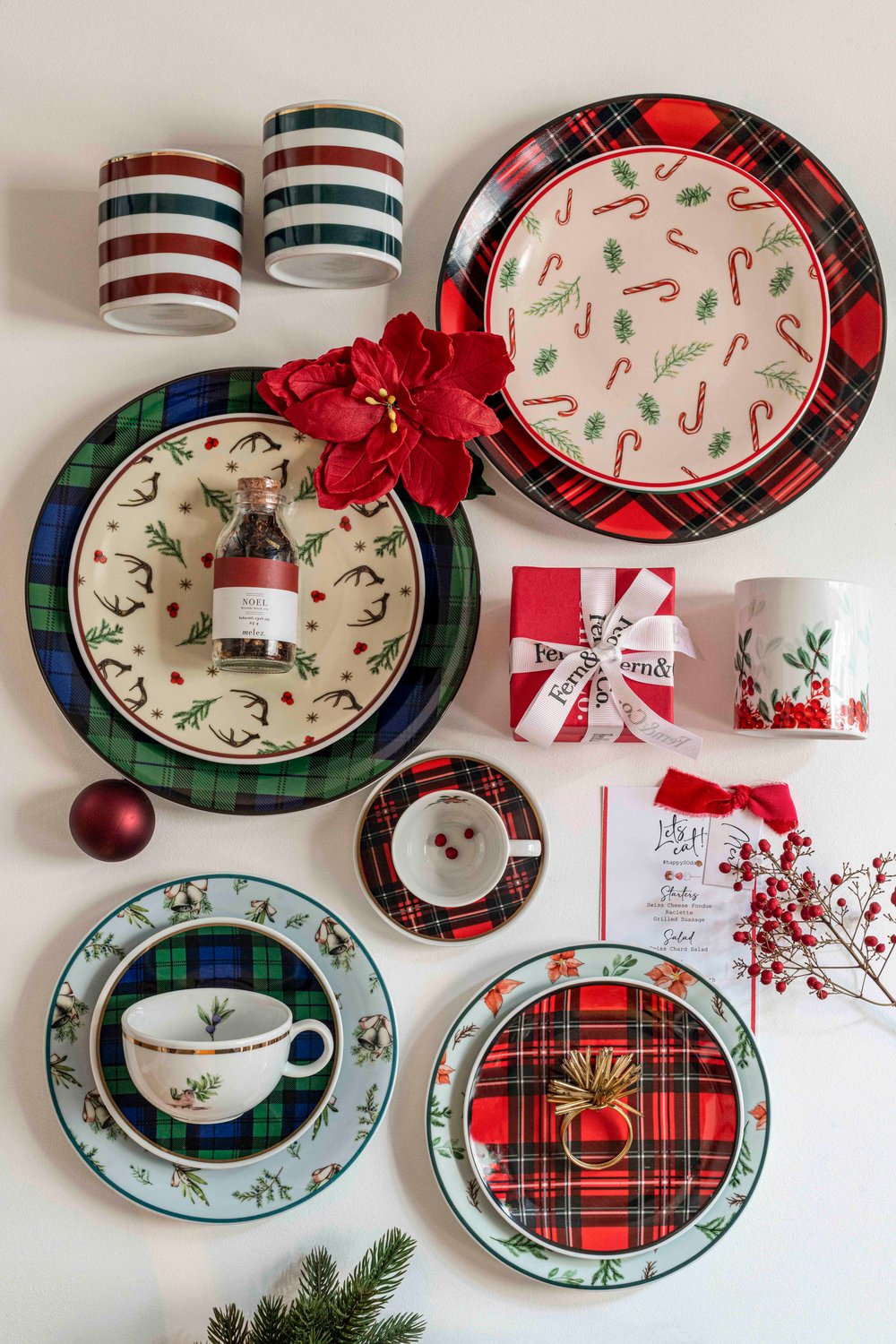 Fern&Co-Wintertale Collection Yemek Tabağı-Tabak & Kase-3-milagron.live