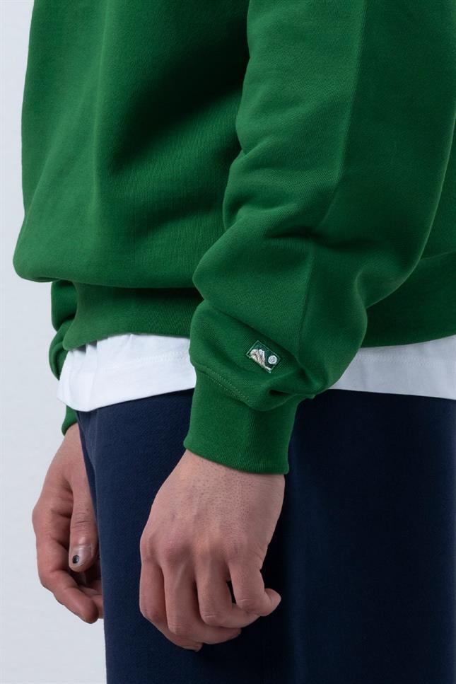 Fifty Pieces-Canlı Yeşil Core Oversize Sweatshirt-Sweatshirts & Hoodies-7-milagron.live