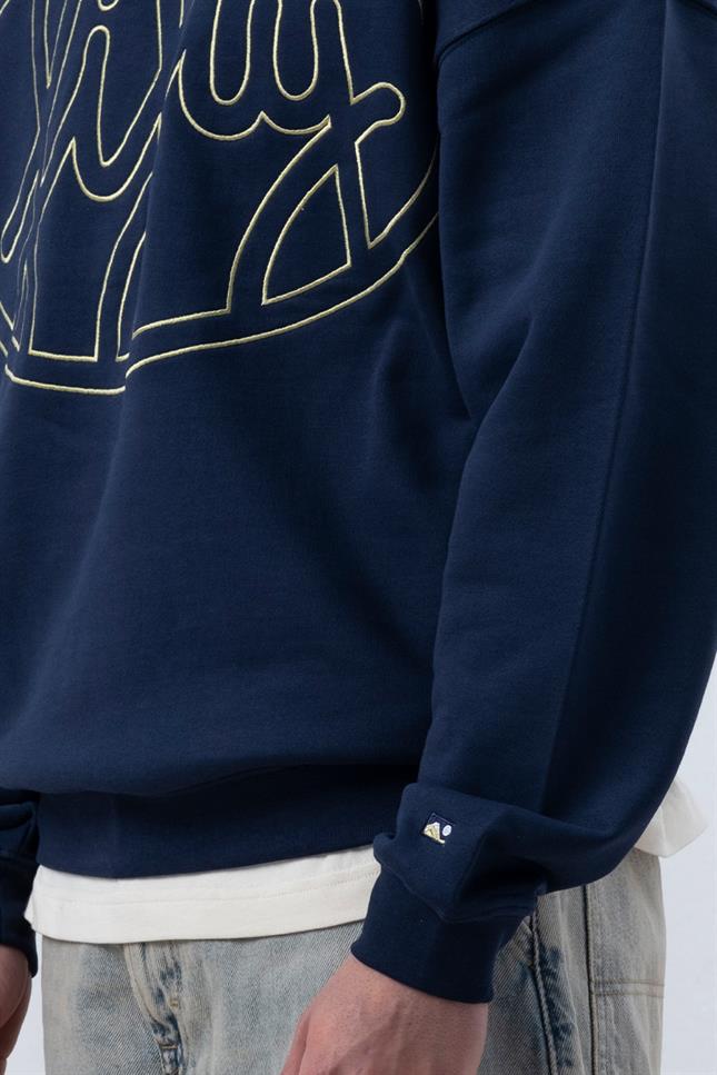 Erkek Lacivert Core Oversize Sweatshirt