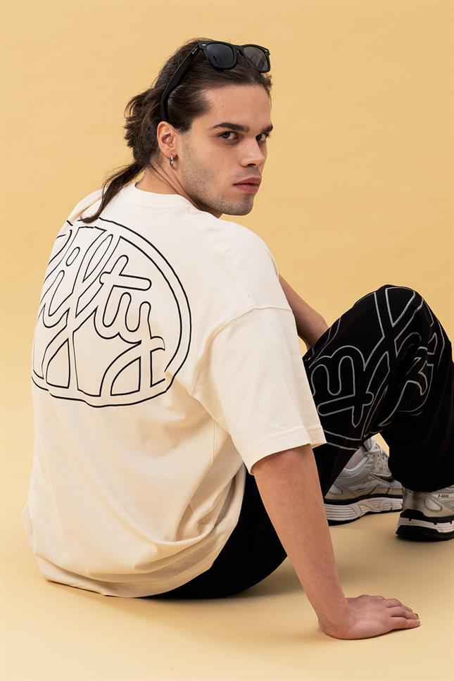 Fifty Pieces-Kum Core Düşük Omuzlu T-Shirt-T-Shirts-2-milagron.live