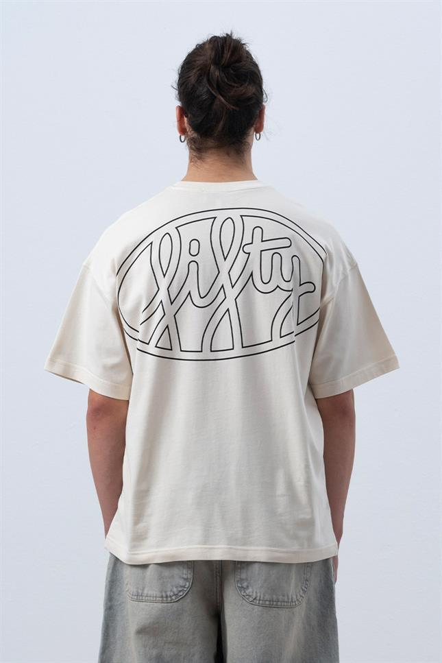 Fifty Pieces-Kum Core Düşük Omuzlu T-Shirt-T-Shirts-4-milagron.live