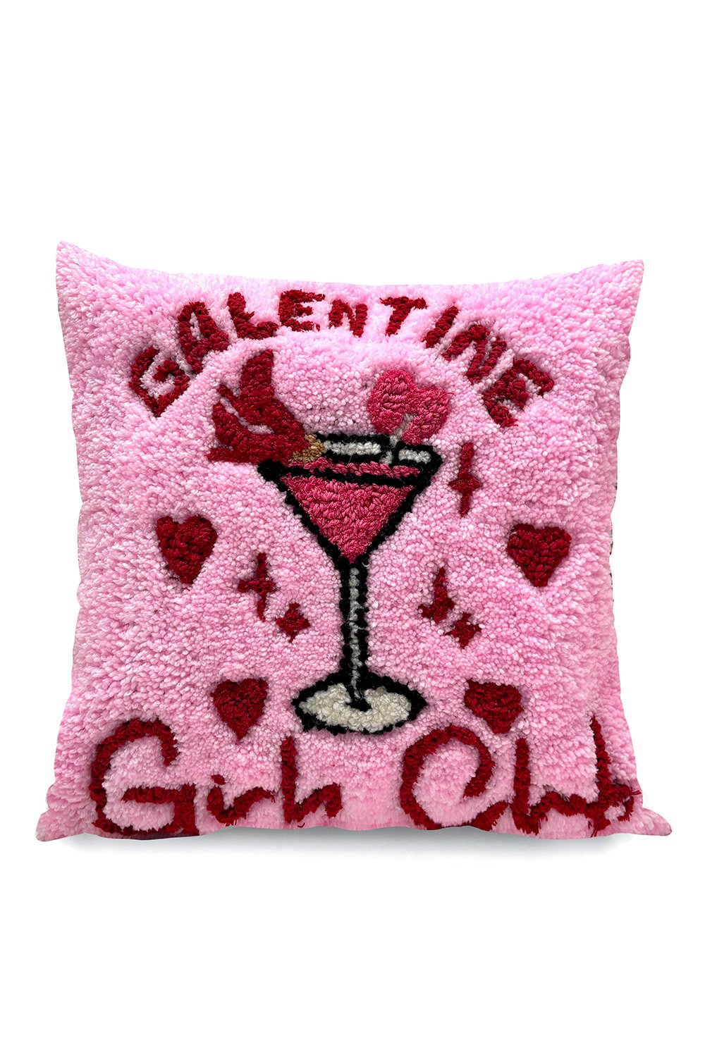Fille á Fille Design Studio-Galentine Girls Club Yastık-Kırlent-1-milagron.live
