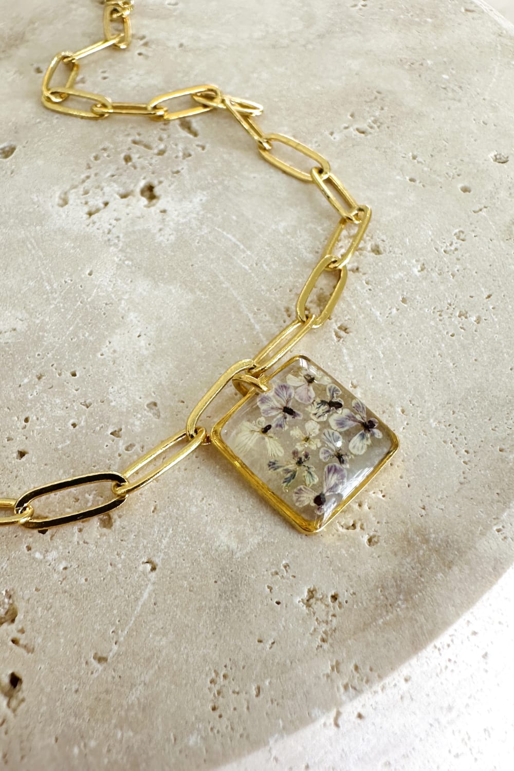 Fiorel Design-Golden Garden Square - Lilac Bileklik-Bileklik-1-milagron.live