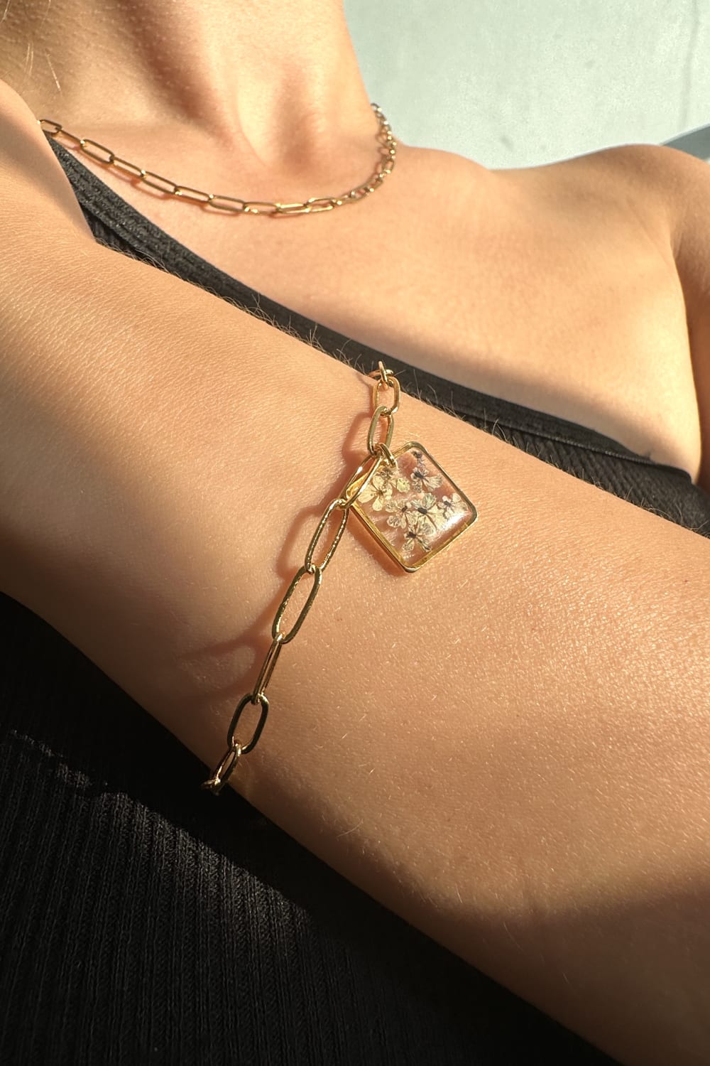 Fiorel Design-Golden Garden Square - Lilac Bileklik-Bileklik-2-milagron.live