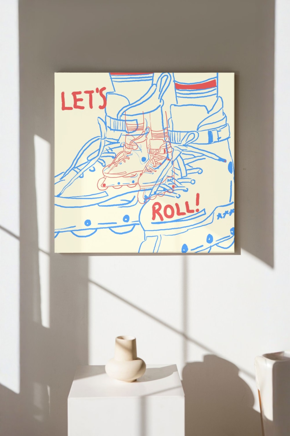 Fulya Genç-Let's Roll Artprint-Tablo-1-milagron.live