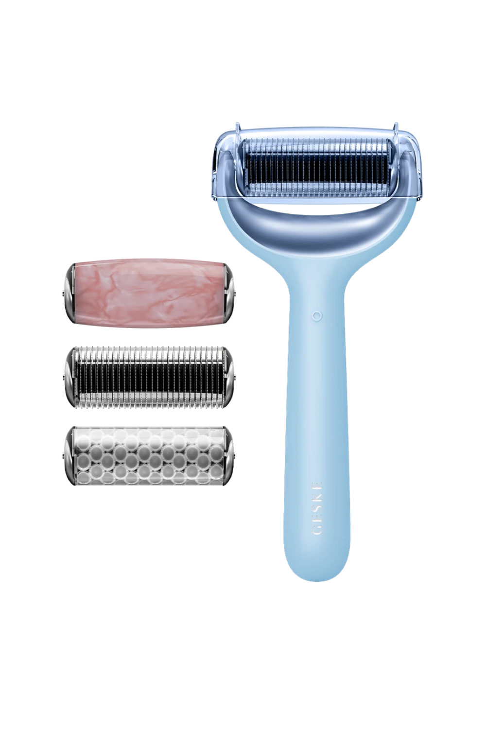 GESKE-Mikro İğneli, Buz Başlığı, Pembe Kuvars Başlıklı Dermaroller | Micro Needle Face & Body Roller-Cilt Bakım Aletleri-9-milagron.live