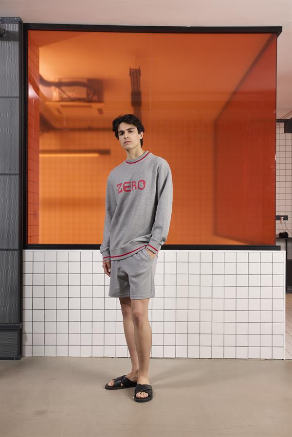 GMG Firenze-Bisiklet Yaka Baskı Detaylı Regular Fit Erkek Sweatshirt-SWEATSHIRT-3-milagron.live