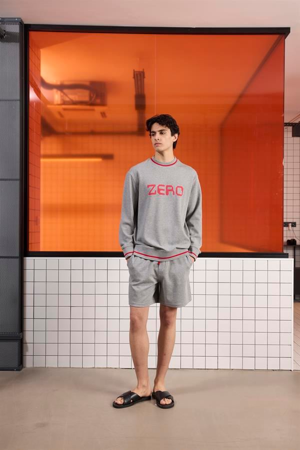 GMG Firenze-Bisiklet Yaka Baskı Detaylı Regular Fit Erkek Sweatshirt-SWEATSHIRT-4-milagron.live