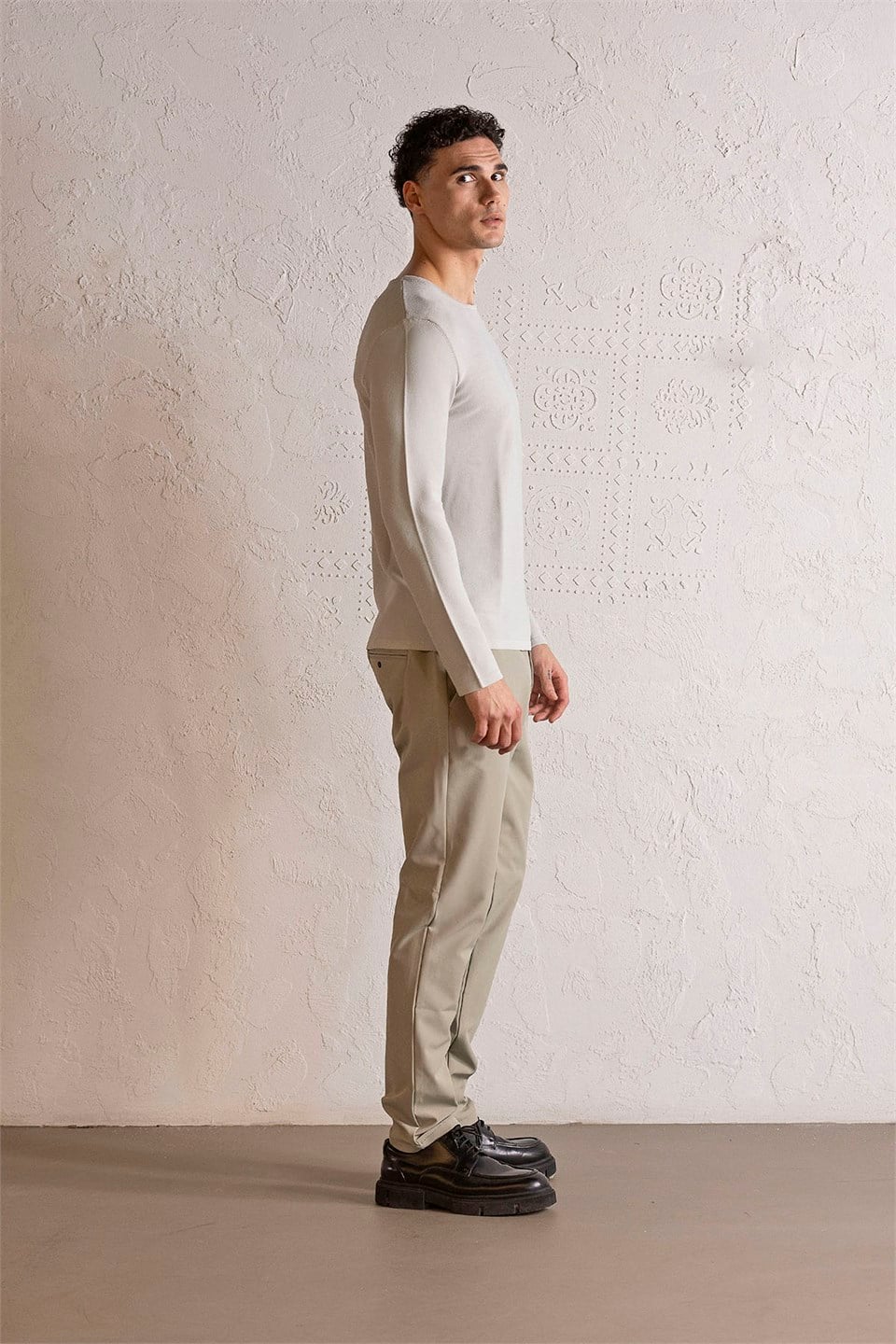 GMG Firenze-Bisiklet Yaka Slim Fit Erkek Kazak-Winter'26-2-milagron.live