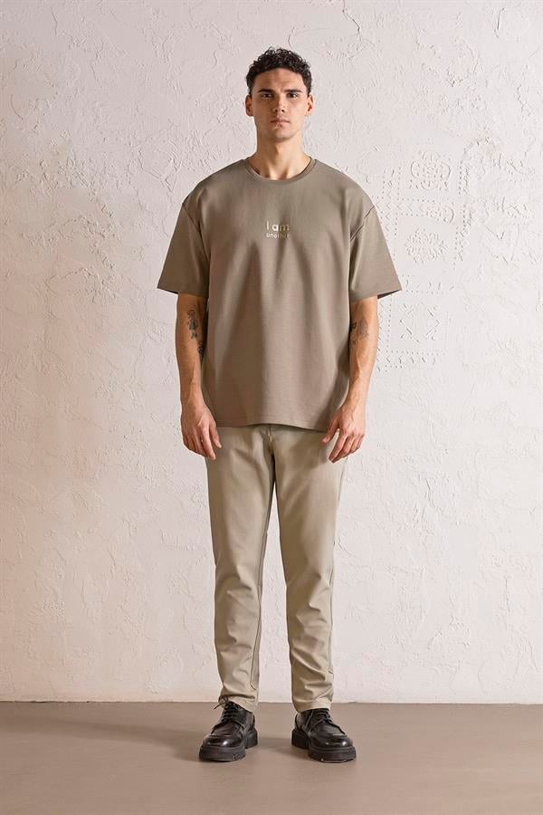 GMG Firenze-I Am Another Baskılı Oversize Erkek T Shirt-KISA KOL-1-milagron.live