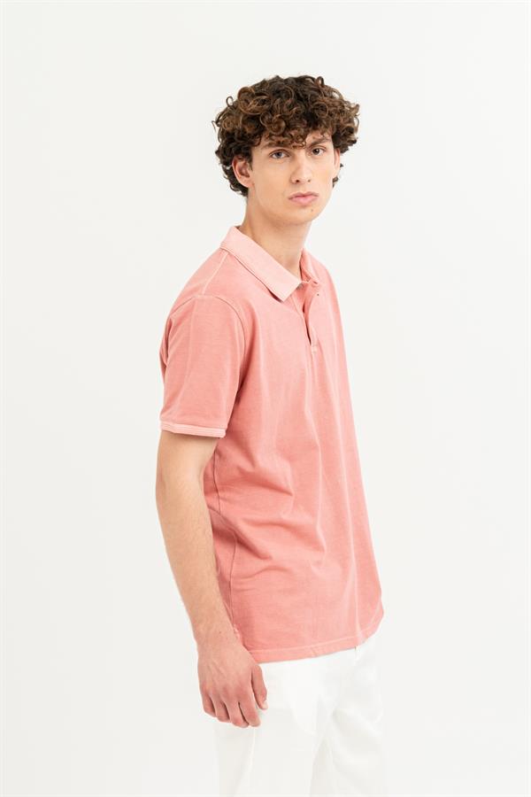 GMG Firenze-Polo Yaka Slim Fit Basic T-Shirt-T-Shirts-5-milagron.live