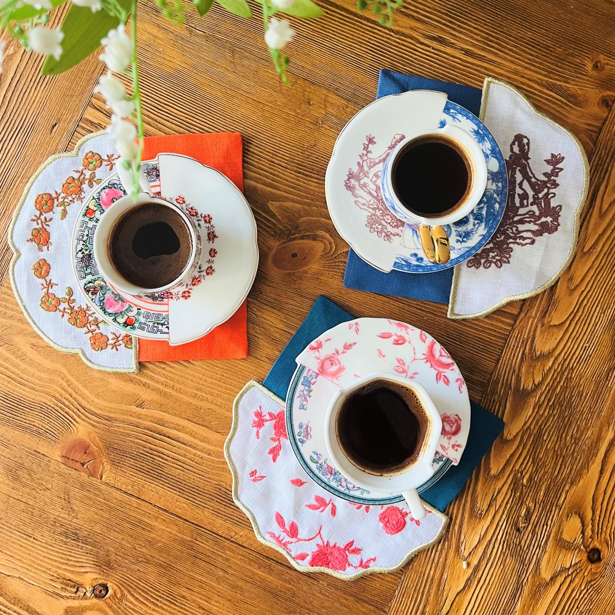 Hybrid Uyumlu Turuncu Kokteyl Peçete ( 1 Adet )