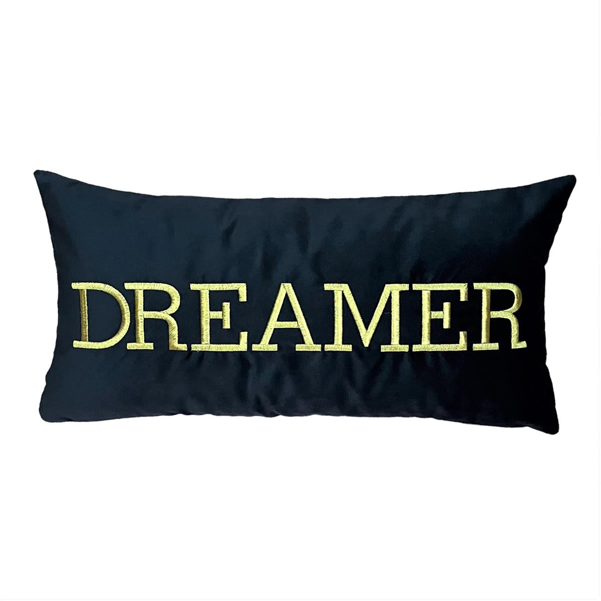 Dreamer Desenli Lacivert Kırlent Kılıfı 30 x 60