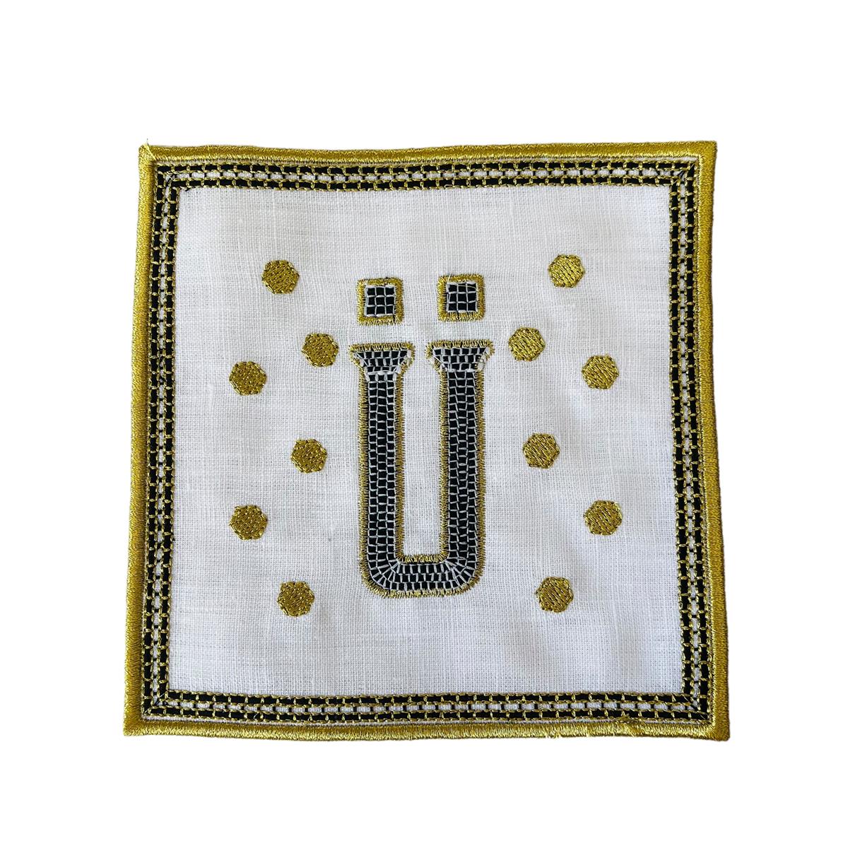 Tiled Margot Ü Harf Kokteyl Peçete ( 1 Adet )