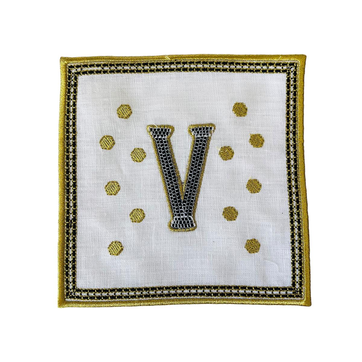 Tiled Margot V Harf Kokteyl Peçete ( 1 Adet )