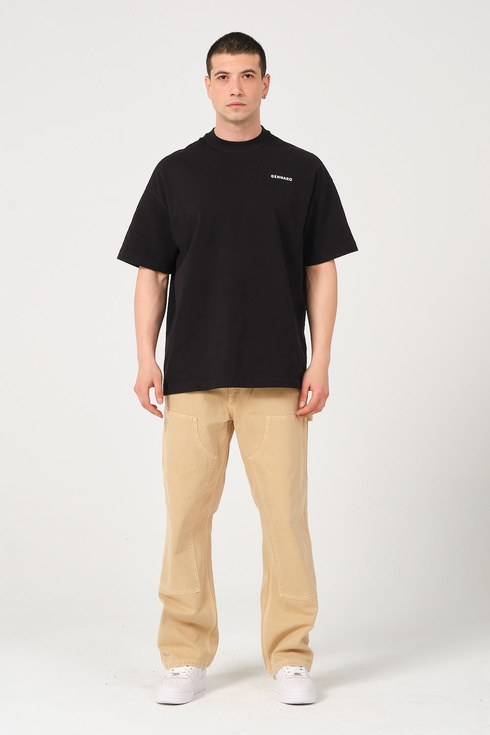 Gennaro-Carpenter Pants - Camel-Kot Pantolon-1-milagron.live