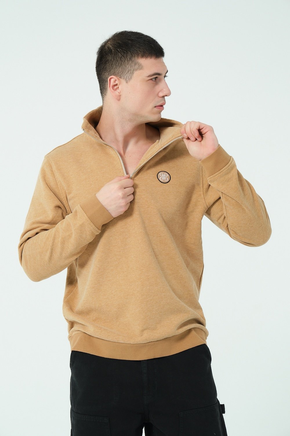 Gennaro-Half Zip Sweatshirt-Sweatshirts & Hoodies-4-milagron.live