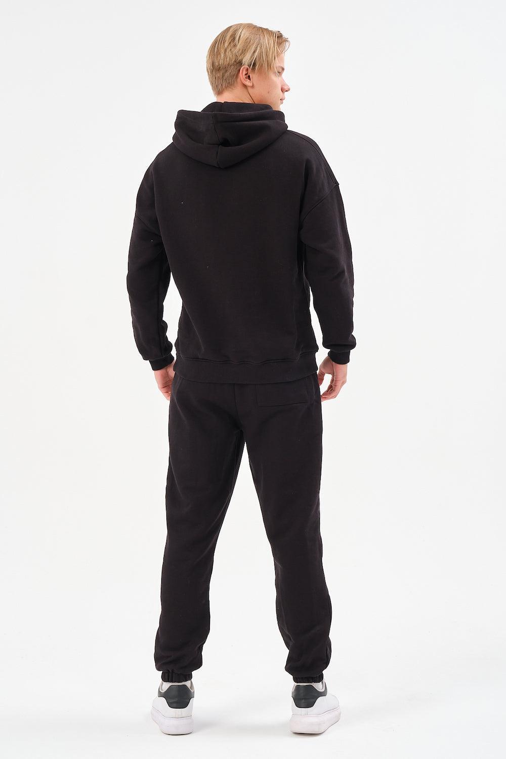 Gennaro-Oversize Jogger - Siyah-Eşofman-2-milagron.live