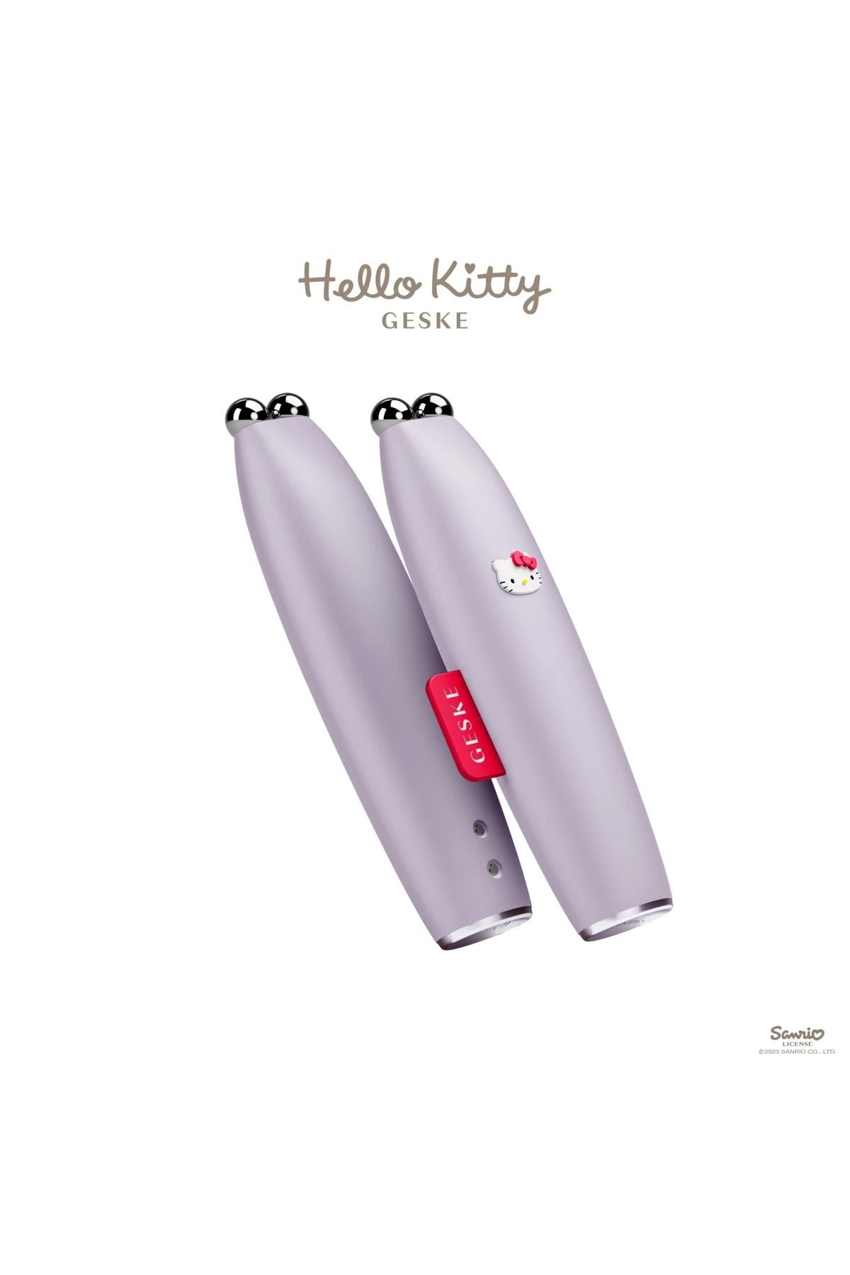 Geske-Hello Kitty Titreşimli Mikro Akım Yüz Sıkılaştırıcı Akıllı Kalem | Microcurrent Face Lift Pen-Cilt Bakım Aletleri-5-milagron.live