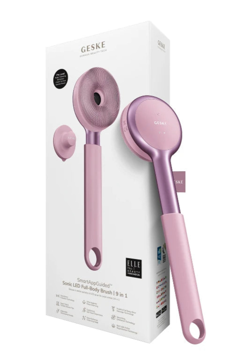 Geske-Led Terapili Vücut Temizleme Ve Cilt Bakım Cihazı | Sonic Led Full Body Brush & Intensive Exfoliator-Cilt Bakım Aletleri-16-milagron.live