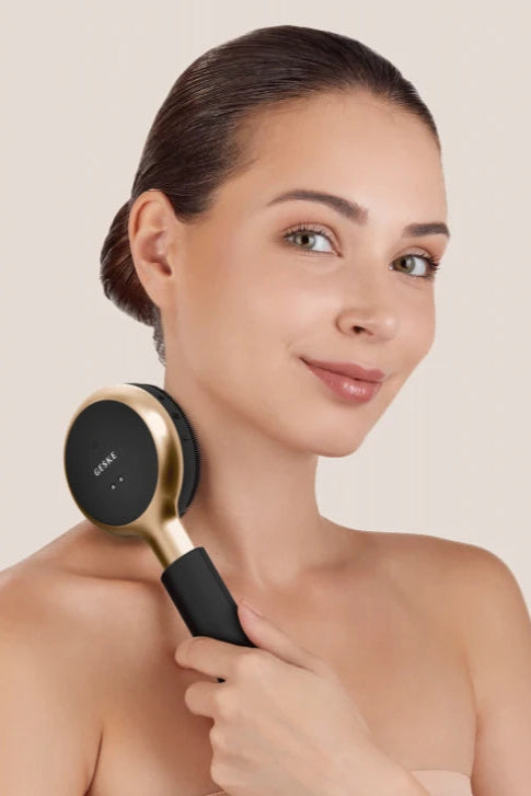 Geske-Led Terapili Vücut Temizleme Ve Cilt Bakım Cihazı | Sonic Led Full Body Brush & Intensive Exfoliator-Cilt Bakım Aletleri-3-milagron.live