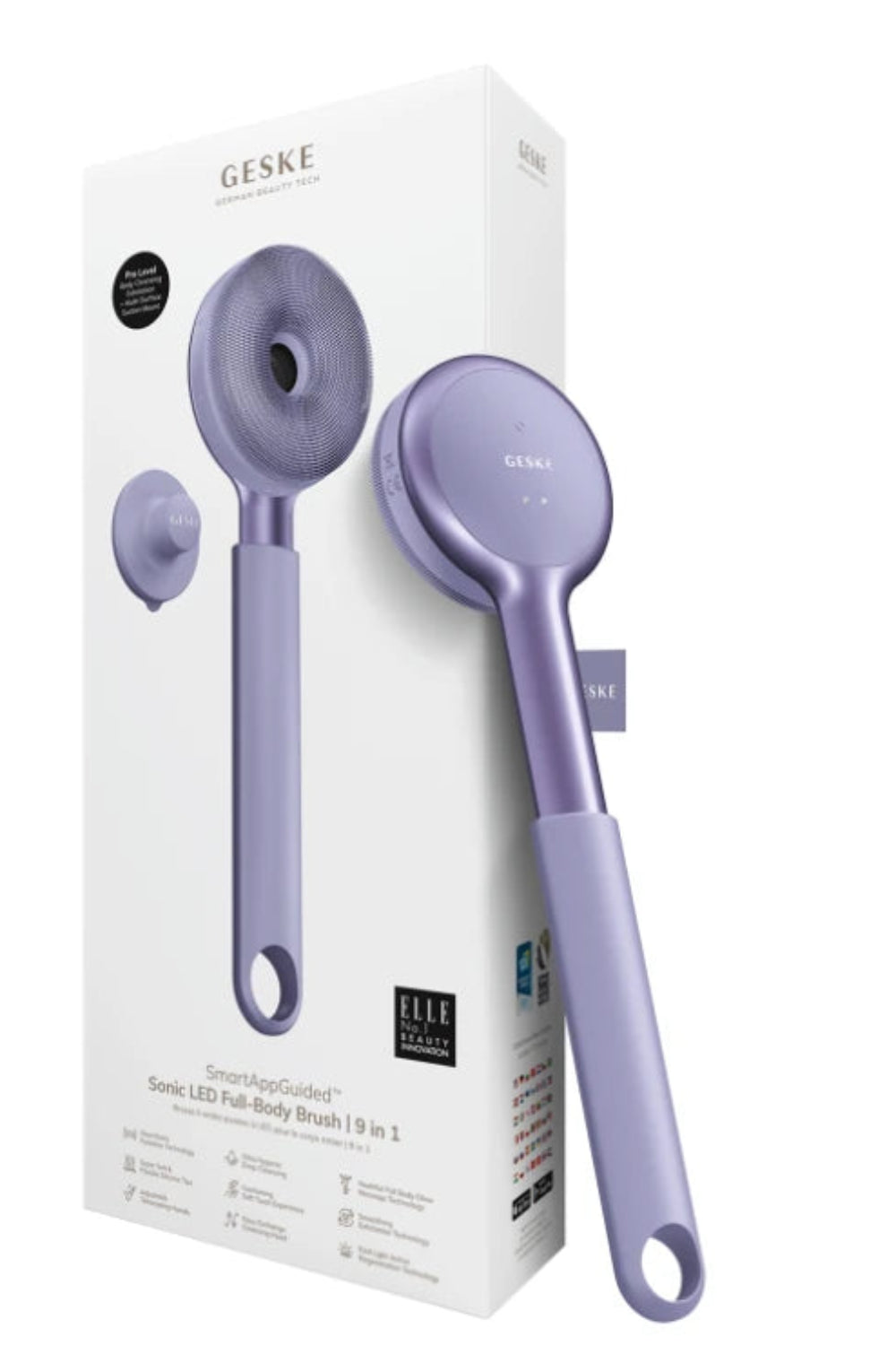 Geske-Led Terapili Vücut Temizleme Ve Cilt Bakım Cihazı | Sonic Led Full Body Brush & Intensive Exfoliator-Cilt Bakım Aletleri-8-milagron.live