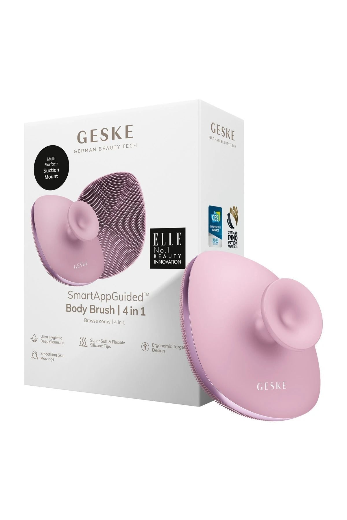 Geske-Metal Detaylı Yumuşak Silikonlu Vücut Temizleme Fırçası | Body Brush-Vücut Temizleyici-29-milagron.live
