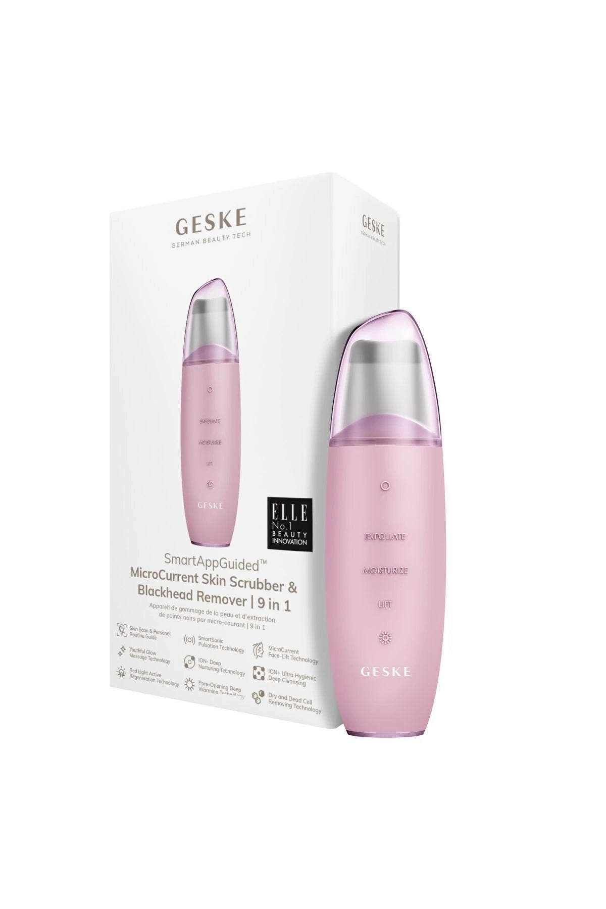 Geske-Mikro Akım Siyah Nokta Temizleme Cihazı | Micro Current Skin Scrubber & Blackhead Remover-Cilt Bakım Aletleri-31-milagron.live