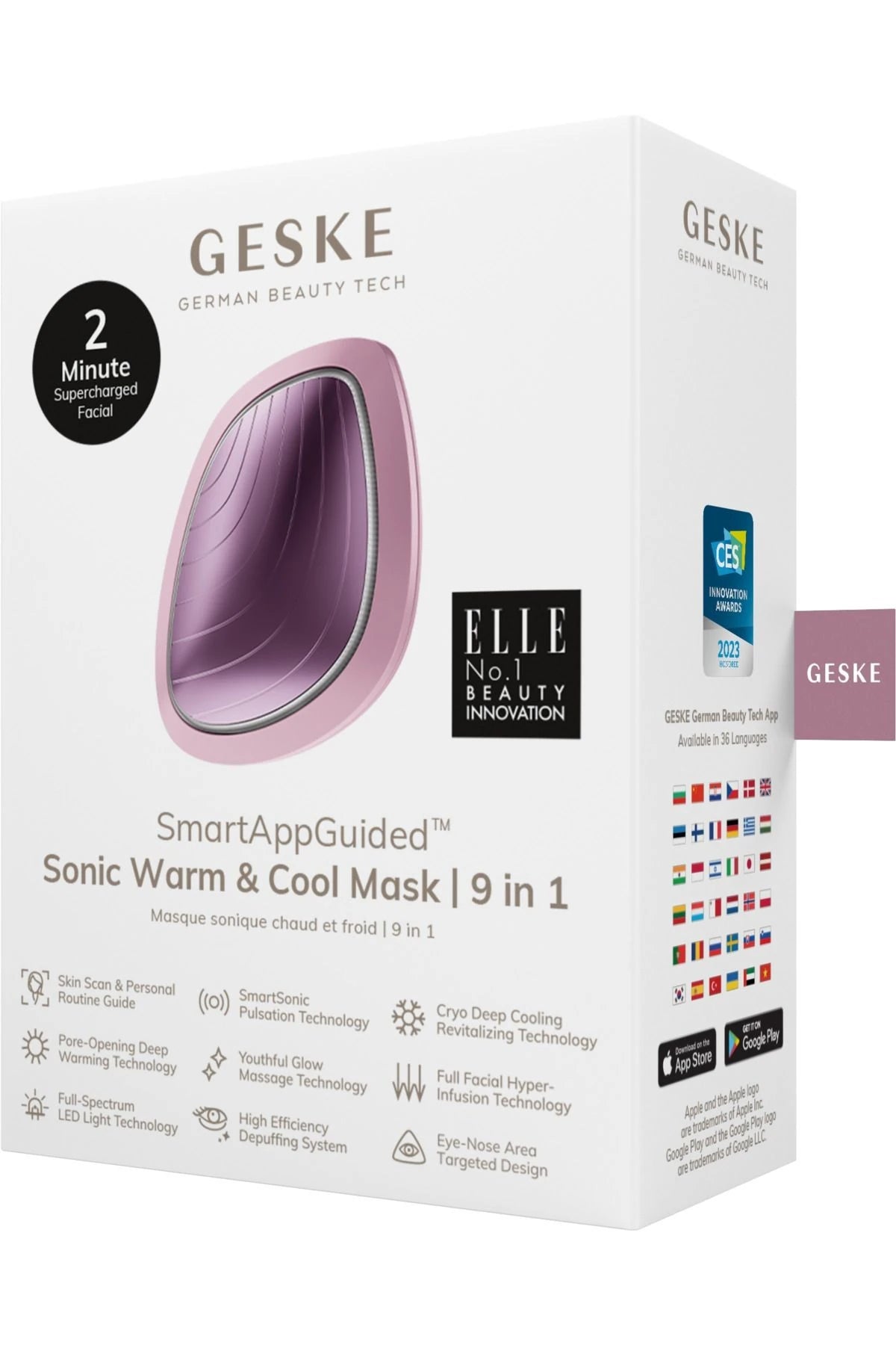 Geske-Titreşimli, Soğutma Ve Isıtmalı, Led Terapili Yüz Maskesi Bakım Cihazı | Sonic Warm & Cool Mask-Cilt Bakım Aletleri-14-milagron.live