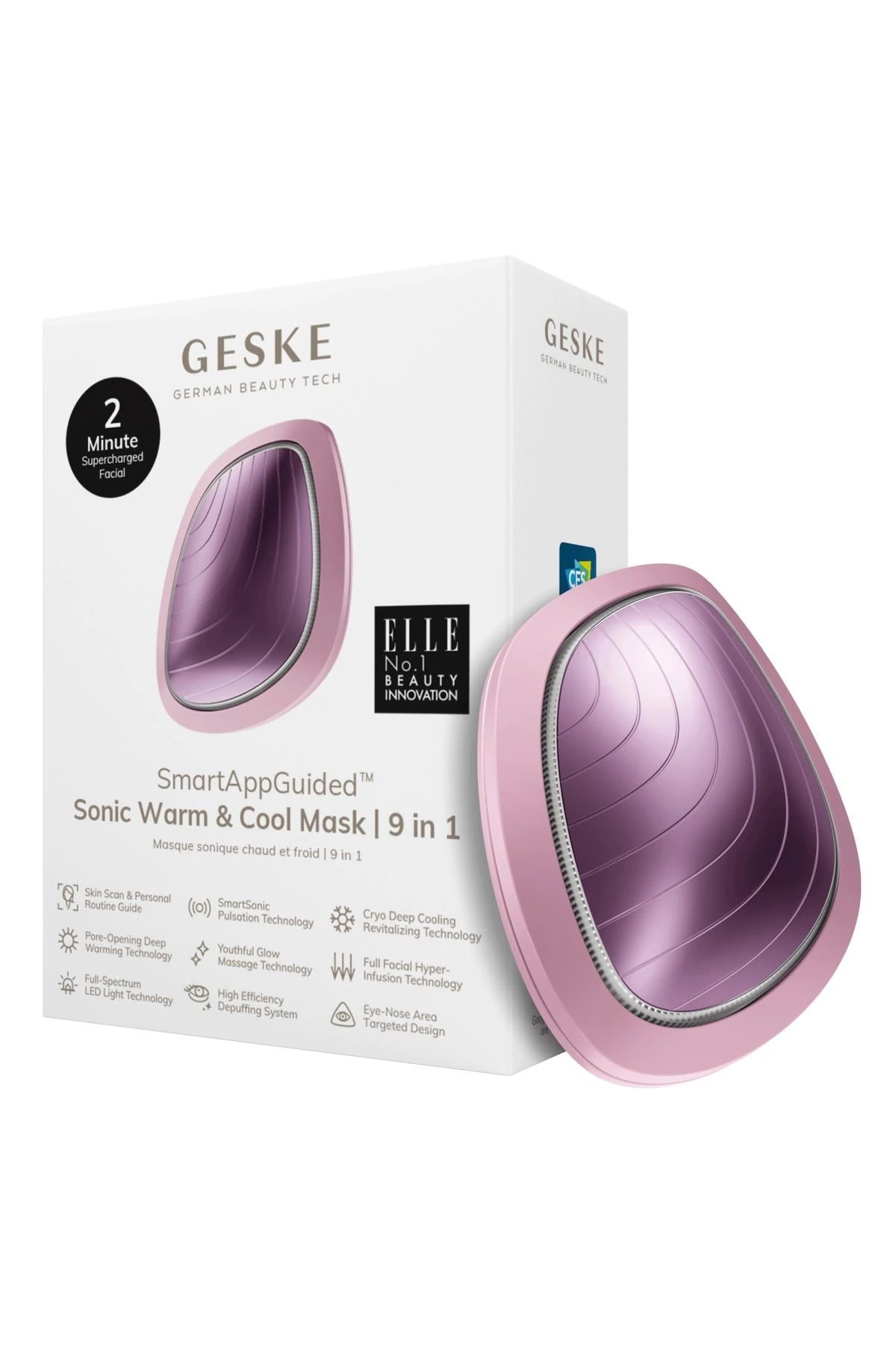 Geske-Titreşimli, Soğutma Ve Isıtmalı, Led Terapili Yüz Maskesi Bakım Cihazı | Sonic Warm & Cool Mask-Cilt Bakım Aletleri-15-milagron.live