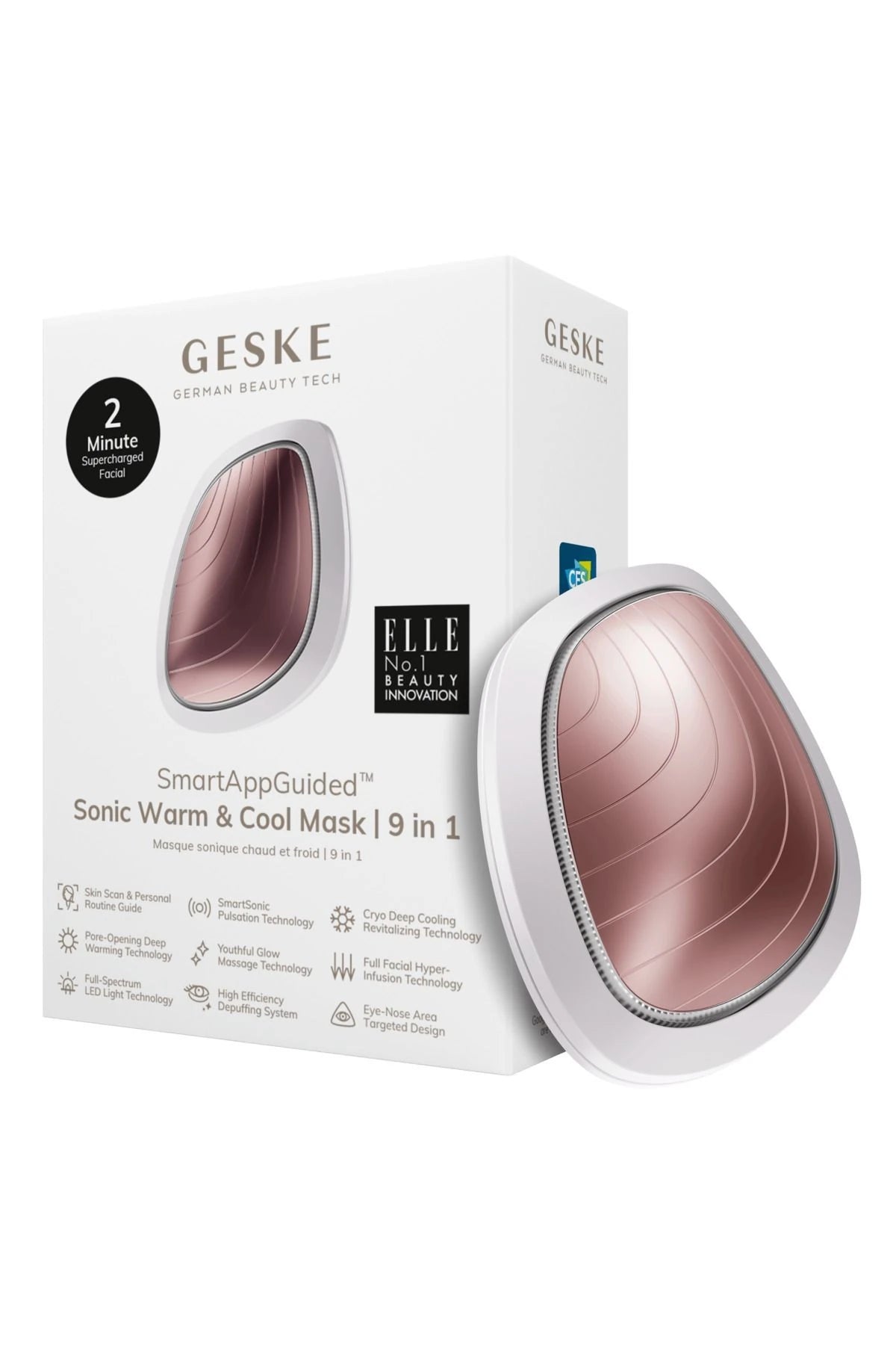 Geske-Titreşimli, Soğutma Ve Isıtmalı, Led Terapili Yüz Maskesi Bakım Cihazı | Sonic Warm & Cool Mask-Cilt Bakım Aletleri-23-milagron.live