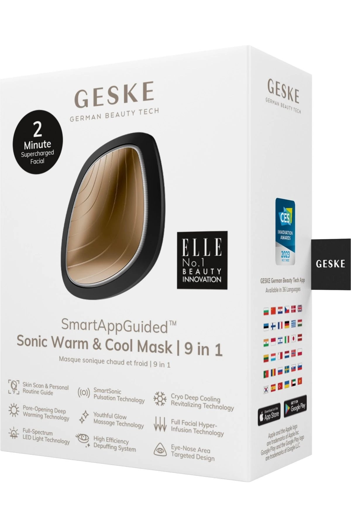 Geske-Titreşimli, Soğutma Ve Isıtmalı, Led Terapili Yüz Maskesi Bakım Cihazı | Sonic Warm & Cool Mask-Cilt Bakım Aletleri-31-milagron.live