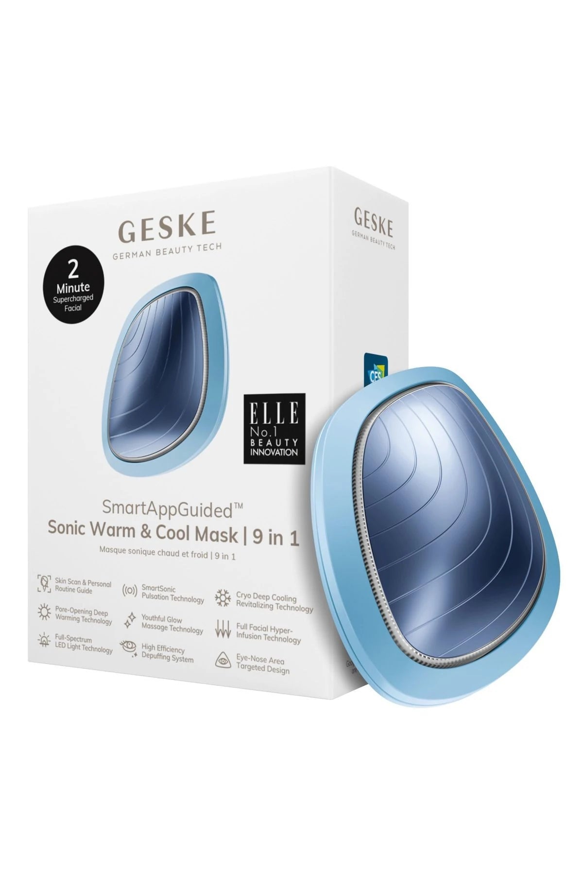 Geske-Titreşimli, Soğutma Ve Isıtmalı, Led Terapili Yüz Maskesi Bakım Cihazı | Sonic Warm & Cool Mask-Cilt Bakım Aletleri-39-milagron.live