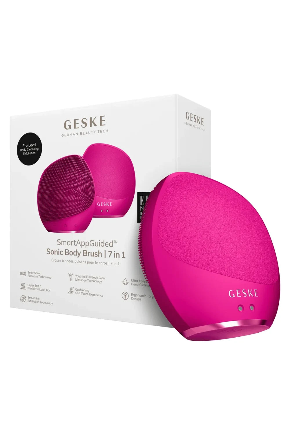 Geske-Titreşimli Vücut Fırçası Ve Yoğun Eksfoliyatör | Sonic Body Brush & Intensive Exfoliator-Cilt Bakım Aletleri-21-milagron.live