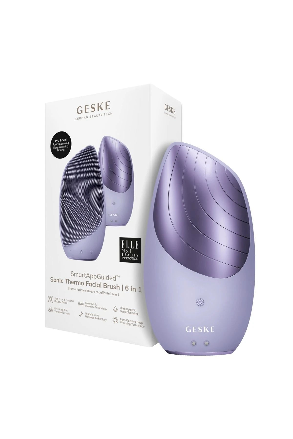 Geske-Titreşimli Yüz Temizleme Ve Isılı Masaj Cihazı | Sonic Thermo Facial Brush-Cilt Bakım Aletleri-37-milagron.live